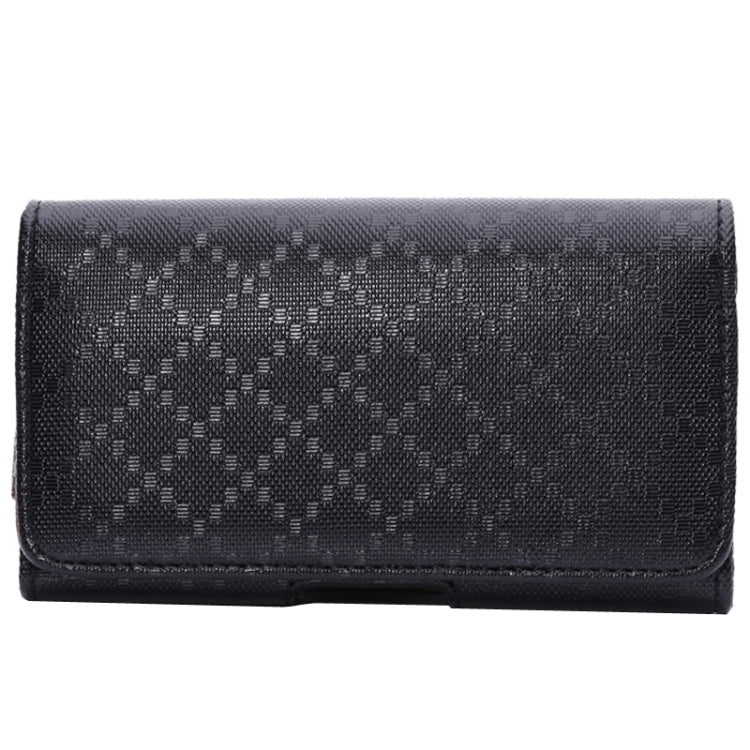 Plaid Texture Universal Horizontal Style Leather Case with Belt Hole for Galaxy Mega i9208 / i9200 / Mega 2 / i9205