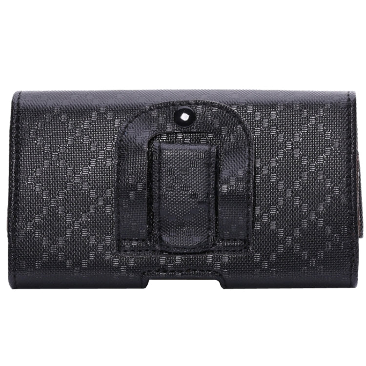 Plaid Texture Universal Horizontal Style Leather Case with Belt Hole for Galaxy Mega i9208 / i9200 / Mega 2 / i9205