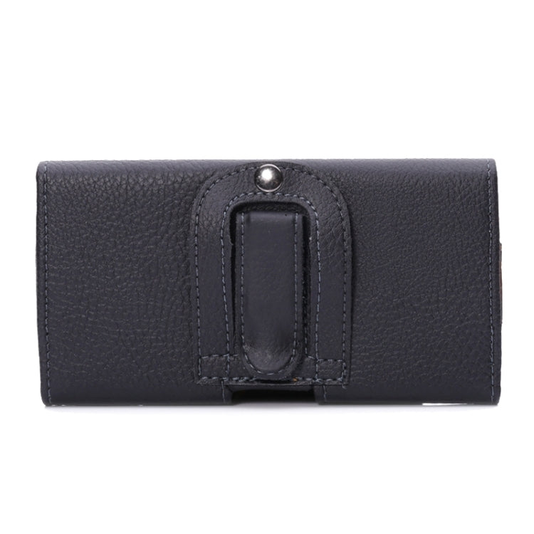 Litchi Texture Universal Horizontal Style Leather Case with Belt Hole for Galaxy Mega i9208 / i9200 / Mega 2 / i9205(Black)