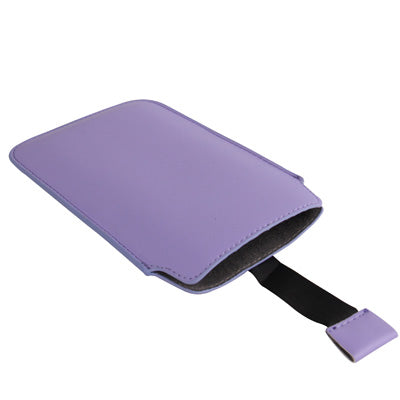 Pure Color Leather Case Pocket Pouch Sleeve Bag with Pull Tab for Galaxy S IV / Note II / N7100