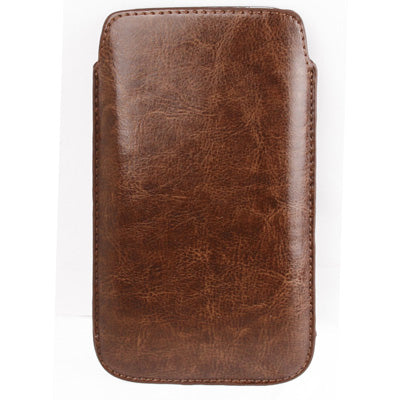Pure Color Leather Case Pocket Pouch Sleeve Bag with Pull Tab for Galaxy S IV / Note II / N7100
