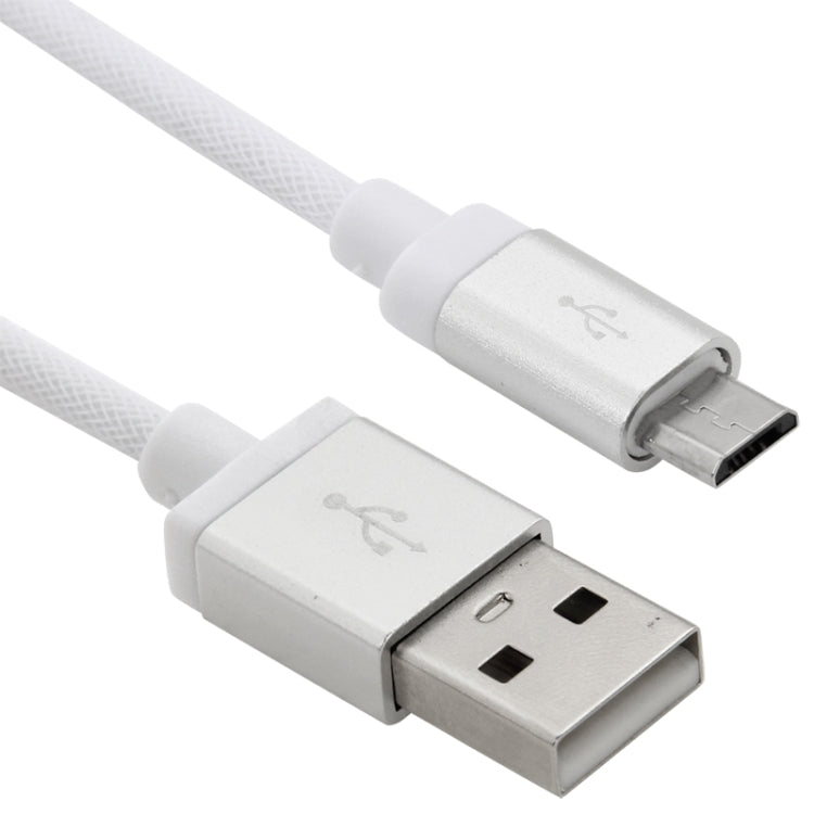 1m Net Style High Quality Metal Head Micro USB to USB Data / Charging Cable