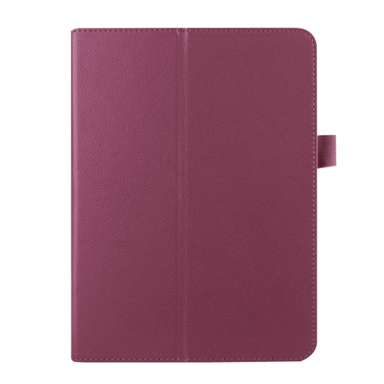 Litchi Texture Horizontal Flip Solid Color Smart Leather Case with Two-folding Holder & Sleep / Wake-up Function for Galaxy Tab S2 9.7 / T815