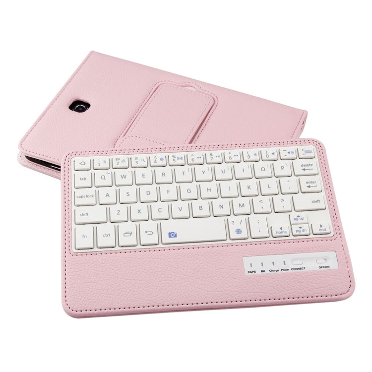 For Galaxy Tab S2 8.0 T710 / T715 2 in 1 Detachable Bluetooth Keyboard Litchi Texture Leather Tablet Case with Holder