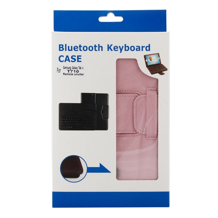 For Galaxy Tab S2 8.0 T710 / T715 2 in 1 Detachable Bluetooth Keyboard Litchi Texture Leather Tablet Case with Holder