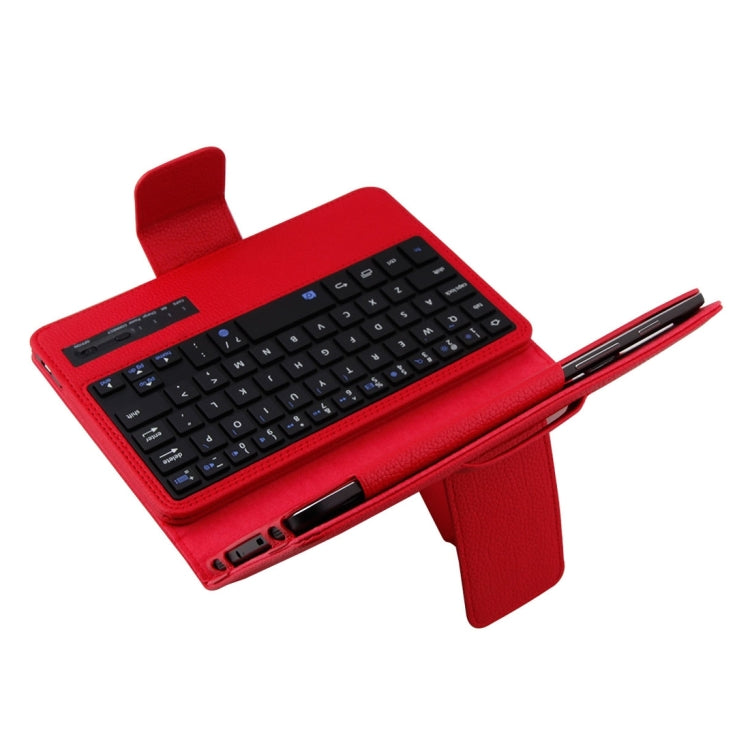For Galaxy Tab S2 8.0 T710 / T715 2 in 1 Detachable Bluetooth Keyboard Litchi Texture Leather Tablet Case with Holder