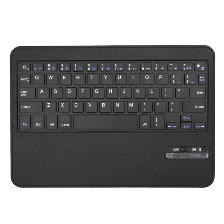 2 in 1 Detachable Bluetooth Keyboard Cross Texture Leather Tablet Case with Holder for Galaxy Tab S2 9.7 T810 / T815(Black)