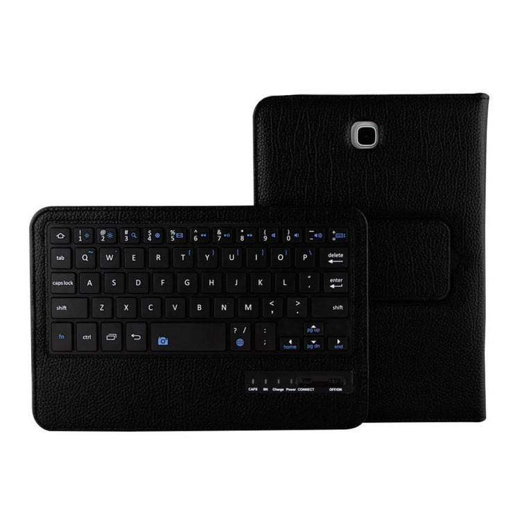 For Galaxy Tab A 8.0 / T350 2 in 1 Detachable Bluetooth Keyboard Litchi Texture Leather Tablet Case with Holder
