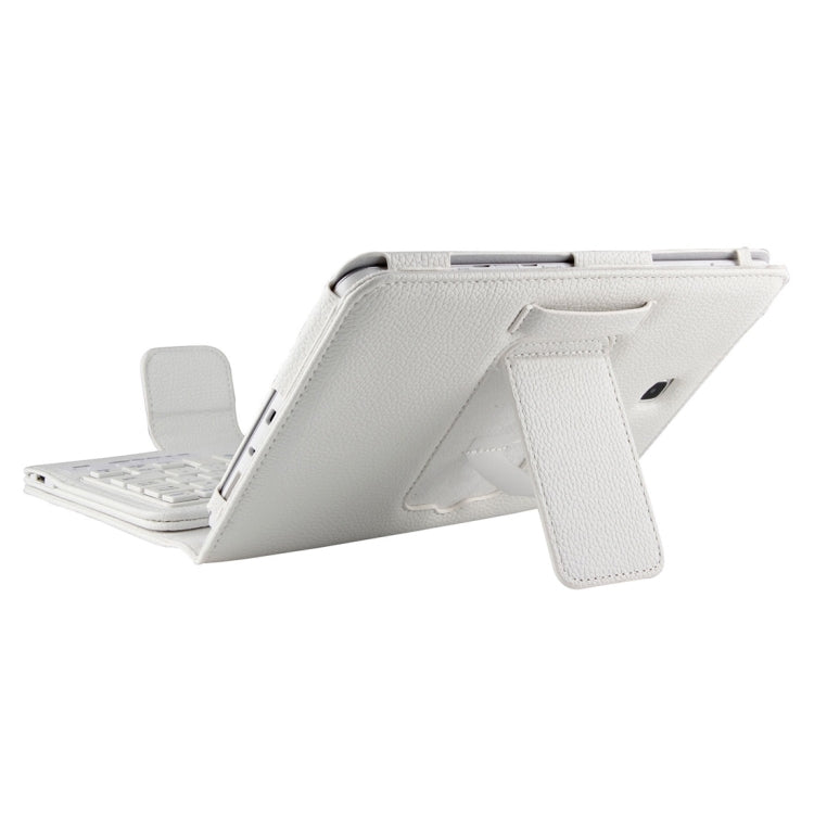 For Galaxy Tab A 8.0 / T350 2 in 1 Detachable Bluetooth Keyboard Litchi Texture Leather Tablet Case with Holder