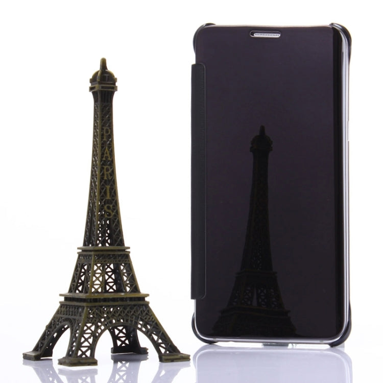 For Galaxy S6 Edge+ / G928 Electroplating Mirror Horizontal Flip Leather Case