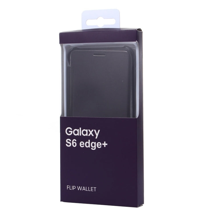 For Galaxy S6 Edge+ / G928 Electroplating Mirror Horizontal Flip Leather Case