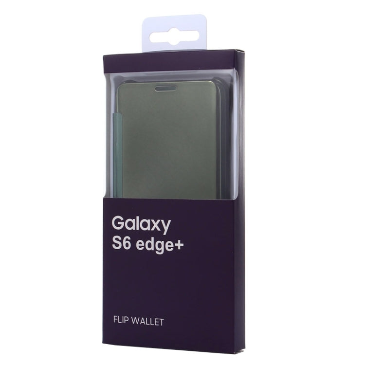 For Galaxy S6 Edge+ / G928 Electroplating Mirror Horizontal Flip Leather Case