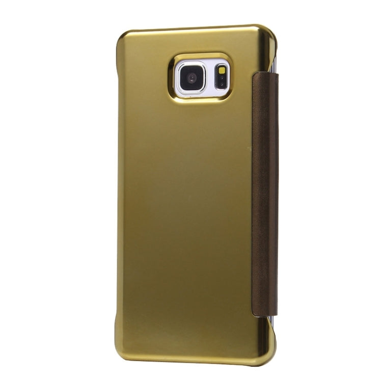 For Galaxy S6 Edge+ / G928 Electroplating Mirror Horizontal Flip Leather Case