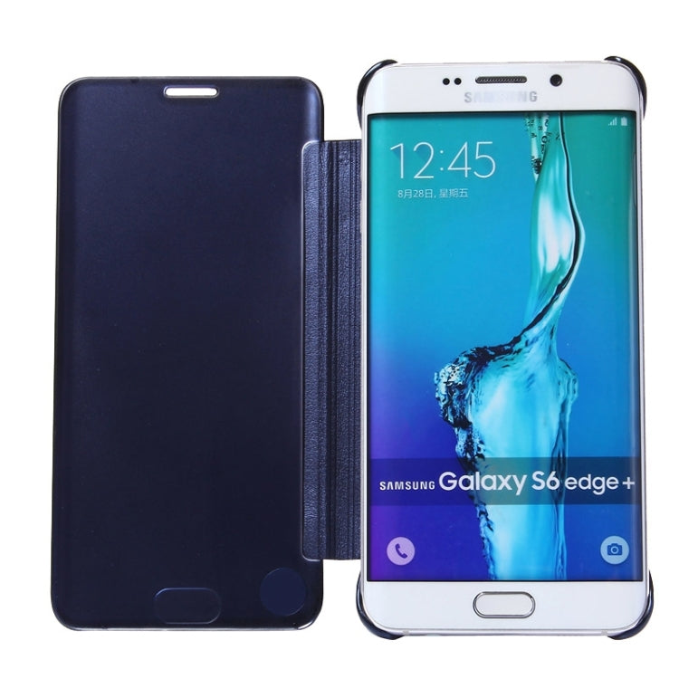 For Galaxy S6 Edge+ / G928 Electroplating Mirror Horizontal Flip Leather Case