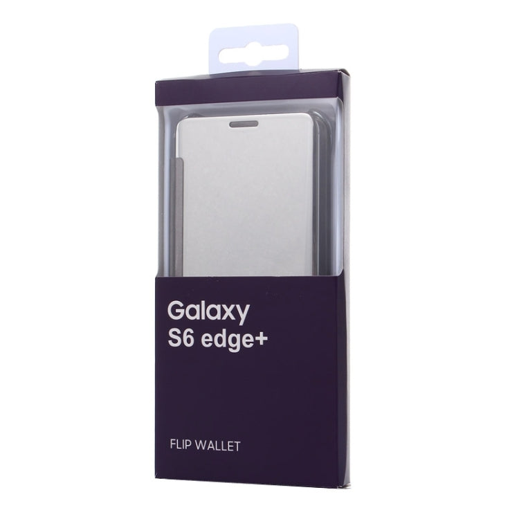 For Galaxy S6 Edge+ / G928 Electroplating Mirror Horizontal Flip Leather Case