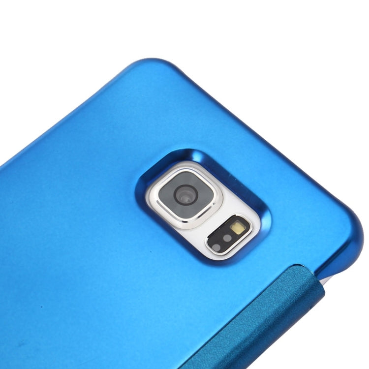 For Galaxy S6 Edge+ / G928 Electroplating Mirror Horizontal Flip Leather Case