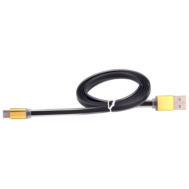 Noodle Style Micro USB to USB 2.0 Data / Charger Cable for Galaxy S6 / S5 / S IV / Note 5 / Note 5 Edge, HTC, Sony, Length: 1m