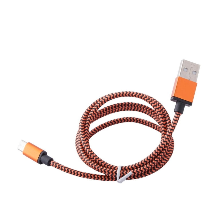1m Woven Style Micro USB to USB 2.0 Data / Charger Cable, For Samsung, HTC, Sony, Lenovo, Huawei, and other Smartphones