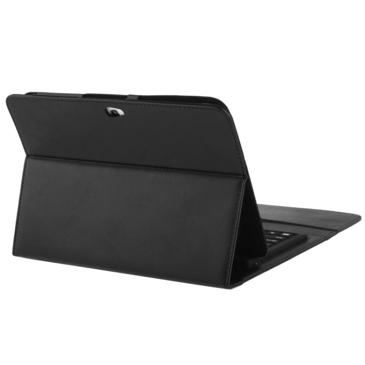 Universal Bluetooth 3.0 Keyboard Leather Tablet Case with Holder for Galaxy Tab 3 (10.1) P5200 / Tab 4 T530 / Note 10.1 2014 Edition P600(Black)