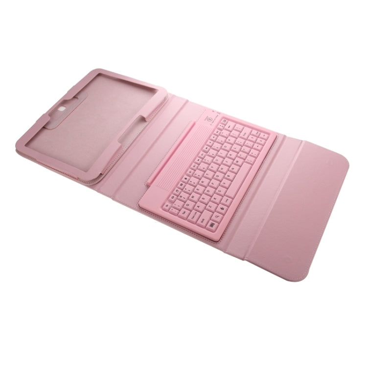 Bluetooth 3.0 Keyboard Leather Tablet Case with Holder for Galaxy Tab 3 (10.1) / P5200 / P5210 / P5220, GALAXY Tab 4 10.1 T530 / T531