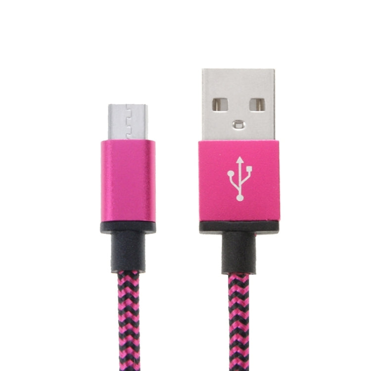 2m Woven Style Micro USB to USB 2.0 Data / Charger Cable