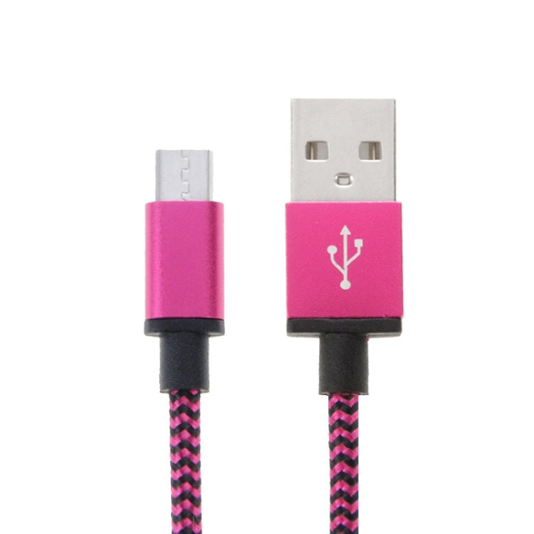 2m Woven Style Micro USB to USB 2.0 Data / Charger Cable