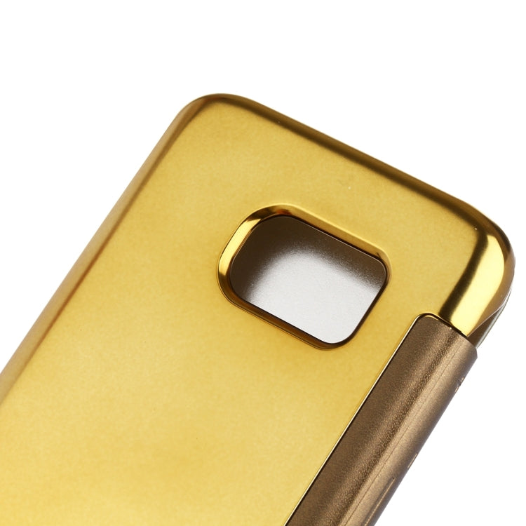 For Galaxy S7 / G930 Electroplating Mirror Horizontal Flip Leather Case