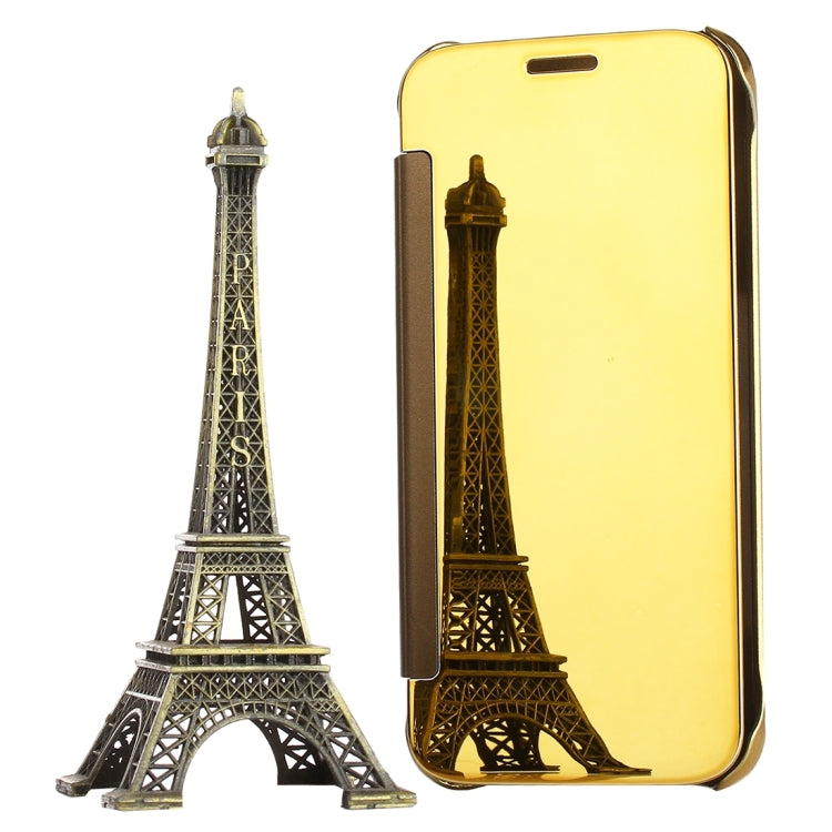 For Galaxy S7 / G930 Electroplating Mirror Horizontal Flip Leather Case