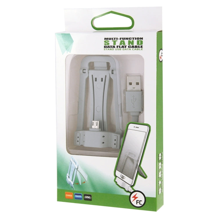 High Speed 1.15M Micro USB to USB 2.0 Data Sync Cable with Holder / Stand