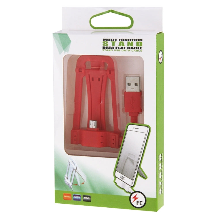 High Speed 1.15M Micro USB to USB 2.0 Data Sync Cable with Holder / Stand