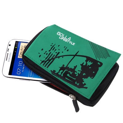 Universal Zipper Carry Bag with Hook for Galaxy Note II / N7100 / S3 / i9300 / Note / i9220 / MP5 / All 5.5 inch Device