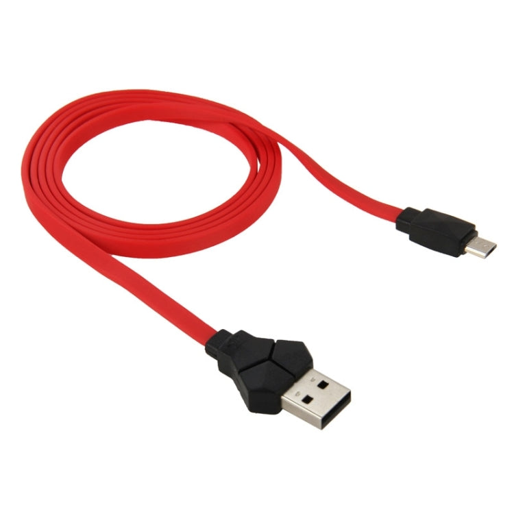 Teclast Noodle Style Micro USB 2.0 to USB Universal Sync Data Charging Cable for Phone / Tablet / Camera / MP3, Length: 1m(Red)