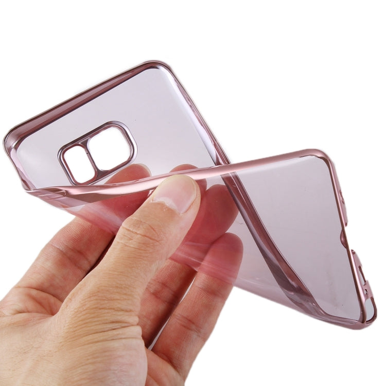 For Galaxy S7 / G930 Plating Soft TPU Protective Cover Case