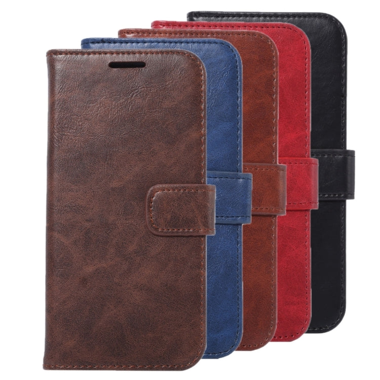 For Galaxy S7 / G930 Crazy Horse Texture Horizontal Flip Leather Case with Holder & Card Slots & Wallet