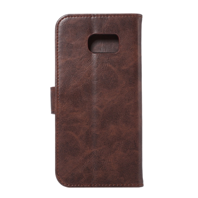 For Galaxy S7 Edge/ G935 Crazy Horse Texture Horizontal Flip Leather Case with Holder & Card Slots & Wallet