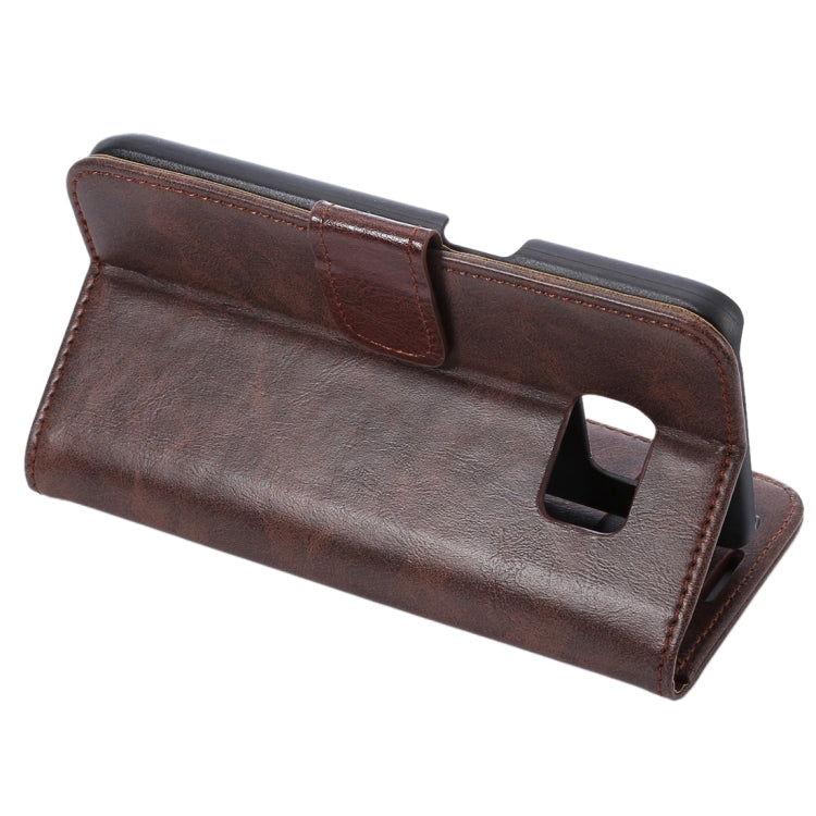 For Galaxy S7 Edge/ G935 Crazy Horse Texture Horizontal Flip Leather Case with Holder & Card Slots & Wallet