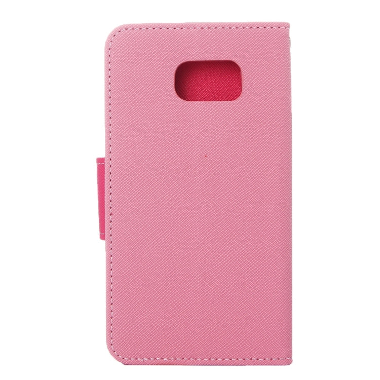 For Galaxy S7 / G930 Cross Texture Leather Case with Holder & Card Slots & Wallet