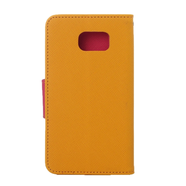 For Galaxy S7 / G930 Cross Texture Leather Case with Holder & Card Slots & Wallet