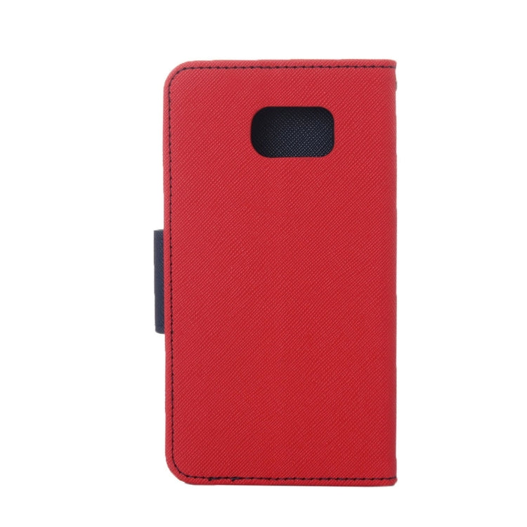 For Galaxy S7 Edge/ G935 Cross Texture Leather Case with Holder & Card Slots & Wallet