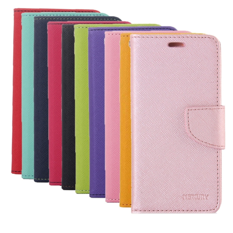 For Galaxy S7 Edge/ G935 Cross Texture Leather Case with Holder & Card Slots & Wallet