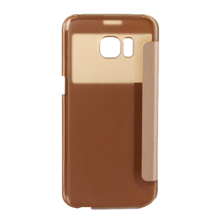 For Galaxy S7 / G930 Horizontal Flip Leather Case with Call Display ID