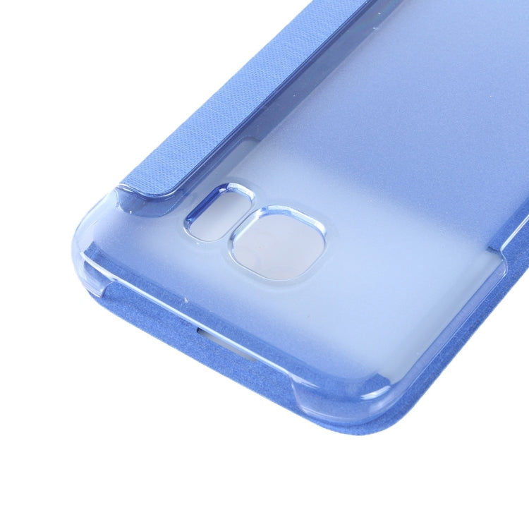 For Galaxy S7 / G930 Horizontal Flip Leather Case with Call Display ID