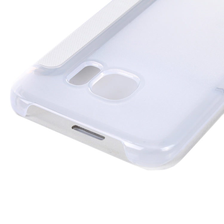 For Galaxy S7 / G930 Horizontal Flip Leather Case with Call Display ID