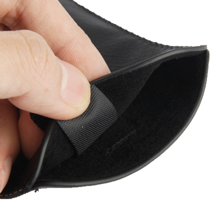 Leather Case Pocket Pouch Sleeve Bag with Pull Up Tab for Galaxy S IV / i9500 / i9300 / i9295 (Black)
