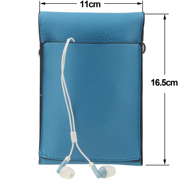 Universal Litchi Texture Leather Case Pocket Sleeve Bag with Lanyard for iPhone 6 Plus, iPhone 6S Plus, Galaxy S7 / S7 Edge / S6 edge Plus / A8 / Note 5 / Note 4 / S IV, HTC, ASUS, Sony, LG, Nokia