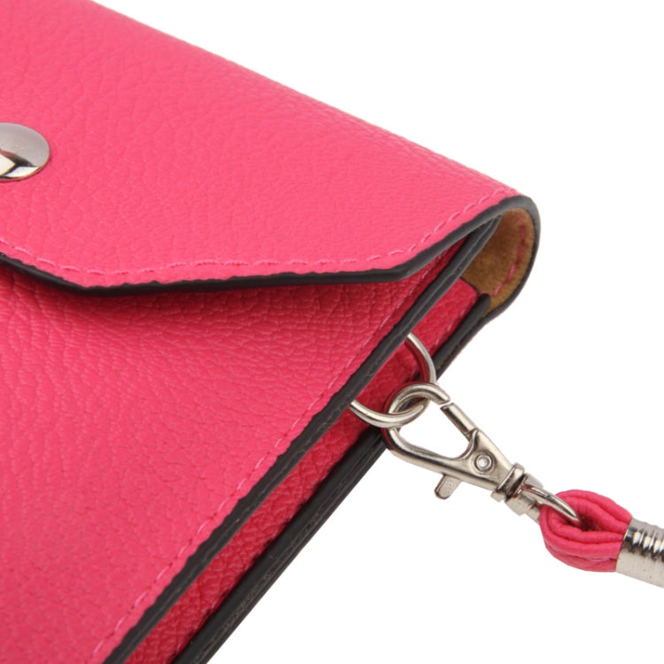 Universal Litchi Texture Leather Case Pocket Sleeve Bag with Lanyard for iPhone 6 Plus, iPhone 6S Plus, Galaxy S7 / S7 Edge / S6 edge Plus / A8 / Note 5 / Note 4 / S IV, HTC, ASUS, Sony, LG, Nokia