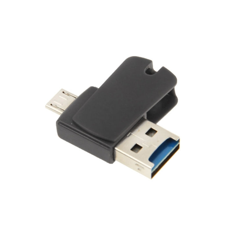 2 in 1 OTG USB 2.0 Flash Drive Micro SD OTG Reader, For Galaxy S IV / i9500 / i9300, Note III / N9000 / N7100 etc.