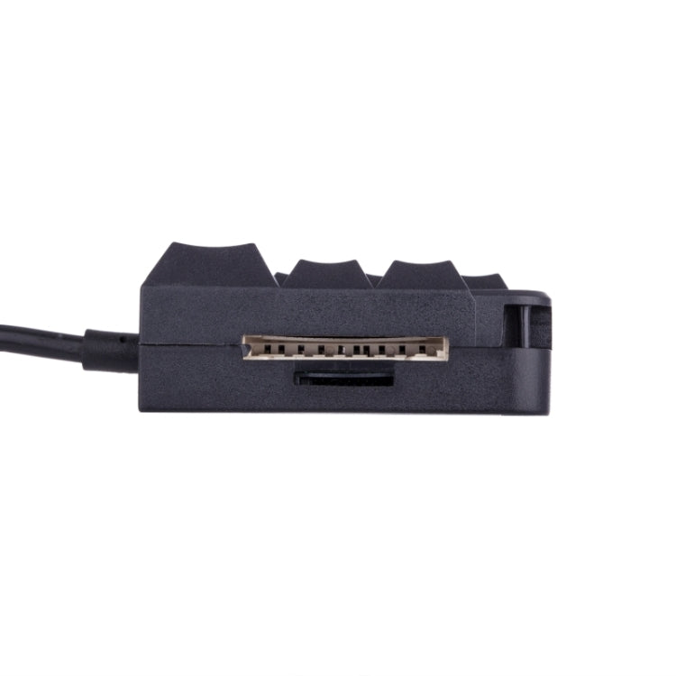 K619 2 in 1 Micro USB OTG HUB SD(HC)/TF Smart Card Reader 2 Ports USB HUB for Galaxy S6 / S5 / Note 5 / Note 4 / Note III / Android Phone