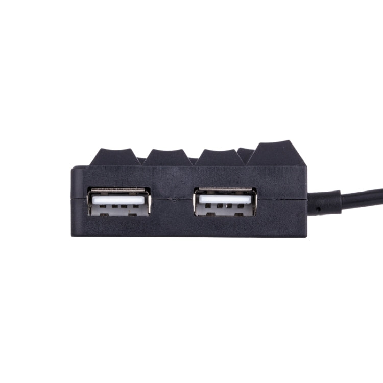 K619 2 in 1 Micro USB OTG HUB SD(HC)/TF Smart Card Reader 2 Ports USB HUB for Galaxy S6 / S5 / Note 5 / Note 4 / Note III / Android Phone