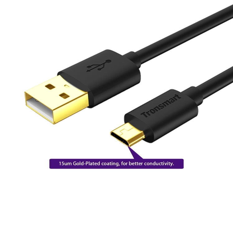 3 PCS Tronsmart High Speed 1.8M(6 ft) Gold-Plated Micro USB to USB 2.0 Data 0Sync Cable for Galaxy S7/ S6 / S6 Edge / S6 Edge+ / Note 5 Edge, HTC, Sony, Huawei, Xiaomi, etc(Black)
